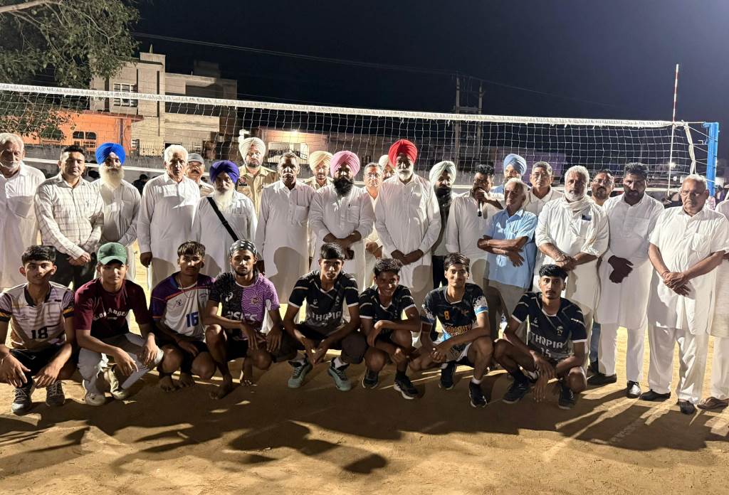 Deputy Speaker Jai Krishan Singh Raudi announced a grant of Rs 10 lakh for the development of village Raudi during the volleyball tournament